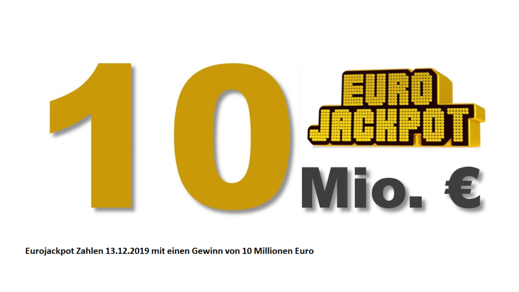 Eurojackpot 13.12.2019